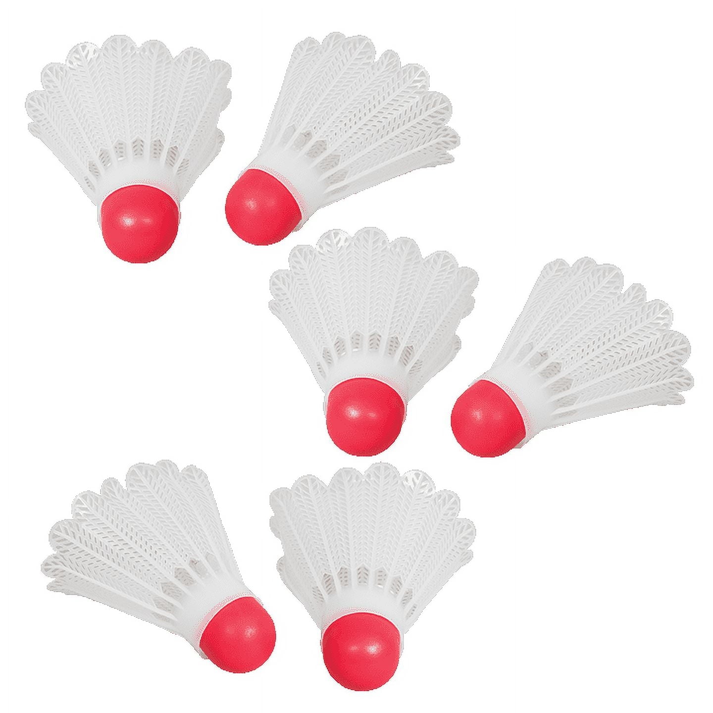 EastPoint Sports Official Size Badminton Shuttlecocks, 6-Pack - All-Weather Birdies for Badminton Outdoor Games