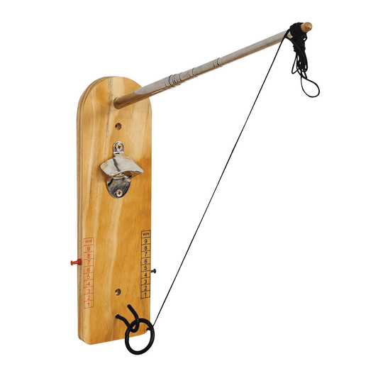 Outdoor Hook and Ring Toss, Competitive String Game, for All Ages, by MinnARK